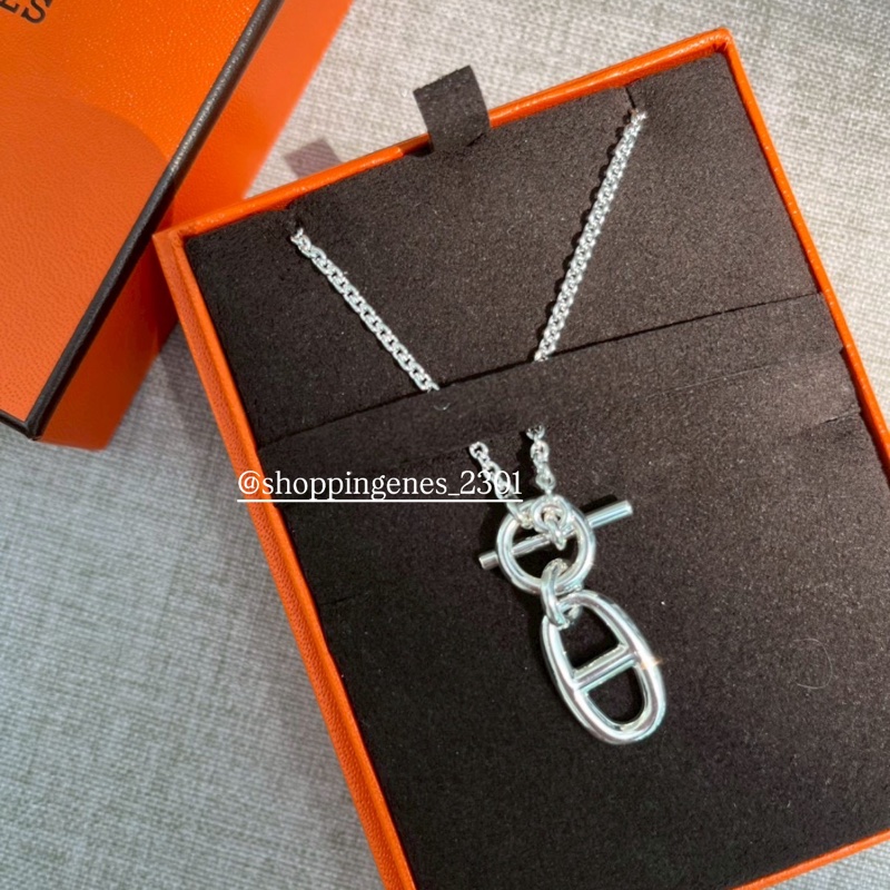 愛馬仕 豬鼻項鍊 純銀飾🧬預購-2