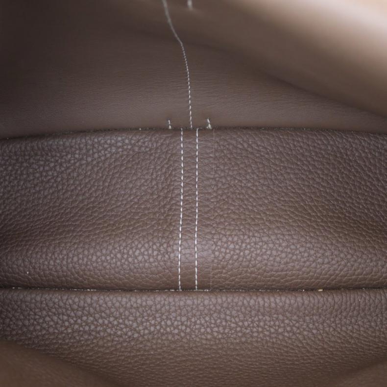 HERMES(愛馬仕) Halzan 31 18大象灰 TC皮 Y刻 金扣-4