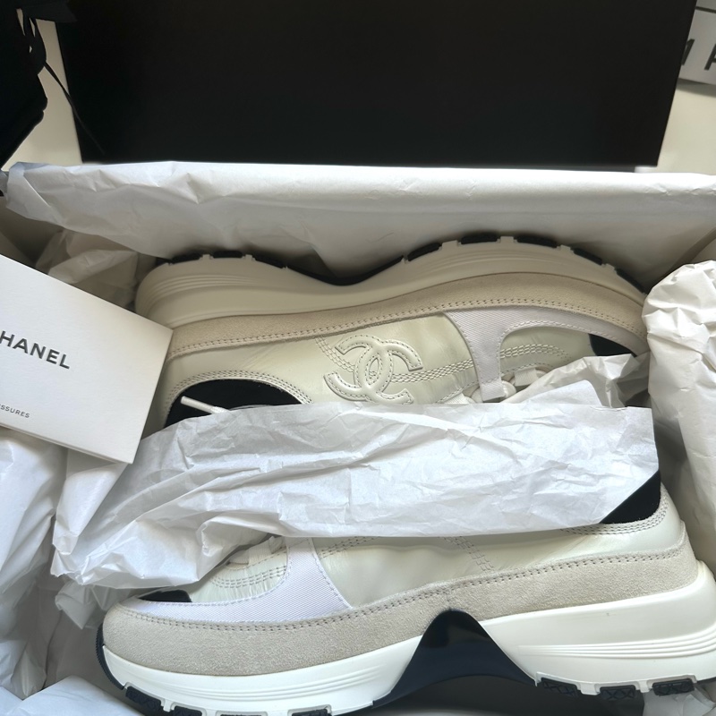 Chanel 25A 新款 運動鞋 白色-1