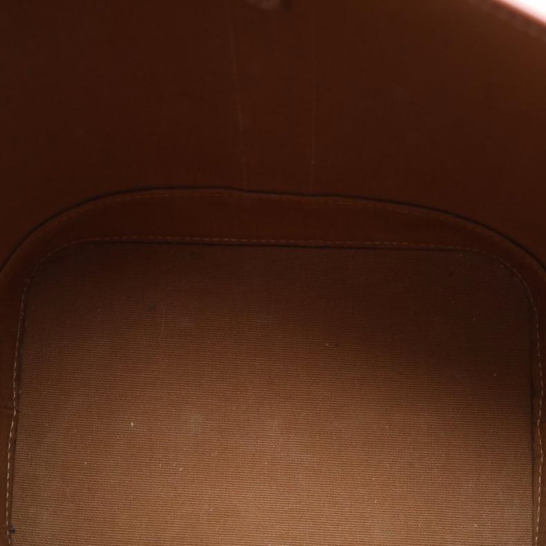CELINE(思琳) Triomphe 凱旋門 標誌印花 Canvas 水桶包 小號 18 老花 PVC 金扣-4