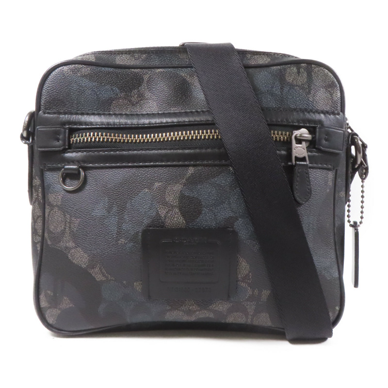 COACH 塗層帆布Shoulder Bag肩背袋-0