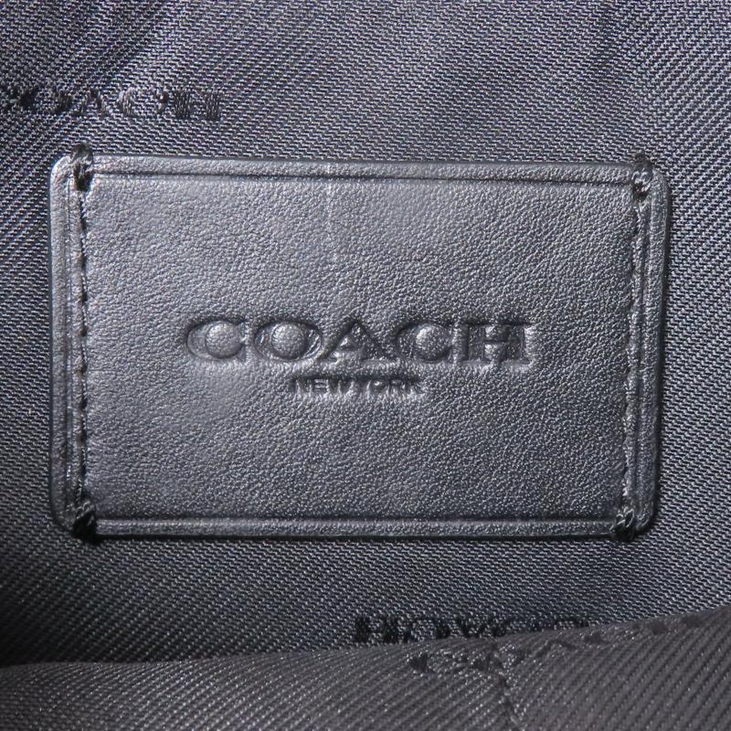 COACH 塗層帆布Shoulder Bag肩背袋-11