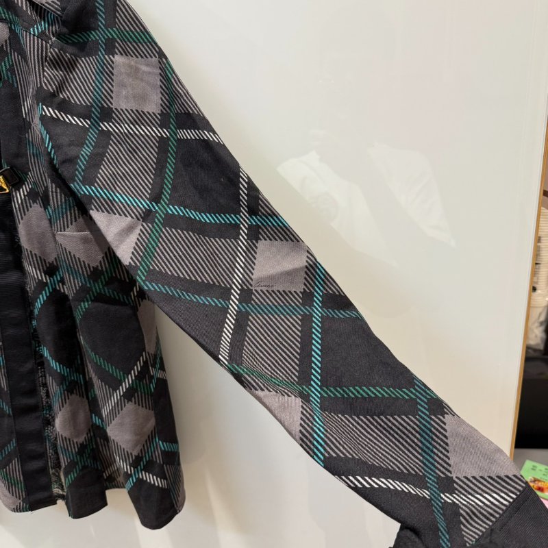 【美收精品】Gucci 黑灰綠襯衫 2-700-2