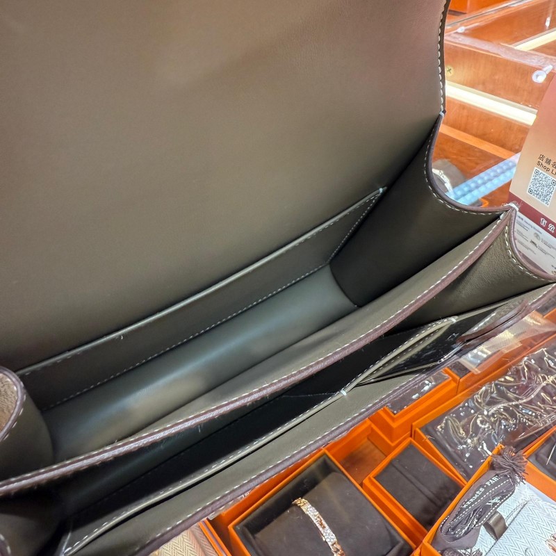 ✨持有香港正品正貨標籤(只做全新)✨ Hermes Mini Constance 大象灰銀扣-5