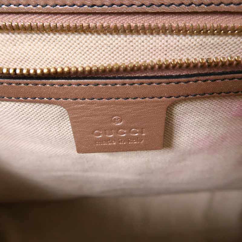 GUCCI 漆皮皮革Chain Shoulder Bag銀扣鏈帶肩背袋-5