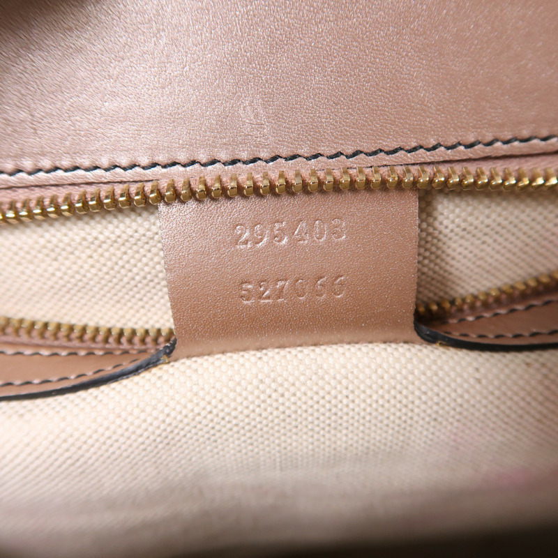 GUCCI 漆皮皮革Chain Shoulder Bag銀扣鏈帶肩背袋-6