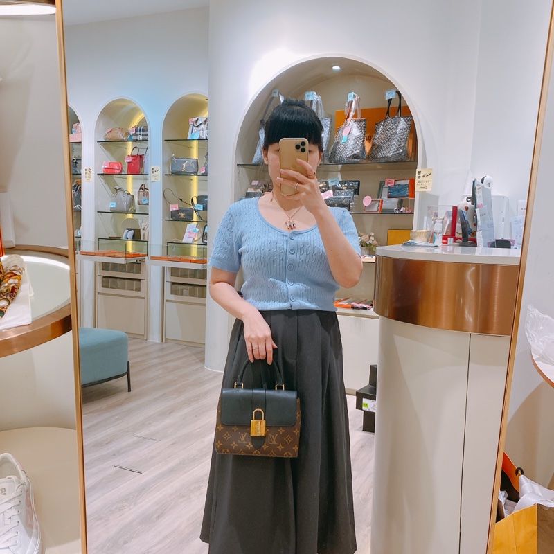 TK1687 LOUIS VUITTON 路易威登迷你經典花紋鎖頭兩用包包LOCKY BB MONOGRAM CANVAS-2