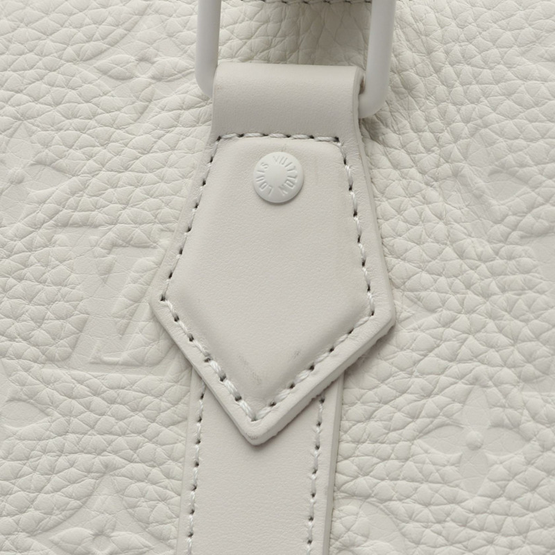 路易威登 Sac Plat 24H 肩背手提包 M24383 Monogram 皮革 白色 二手-7