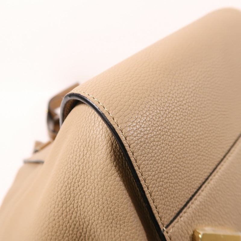 LOEWE 牛皮皮革Hammock金扣手挽肩背兩用袋-12