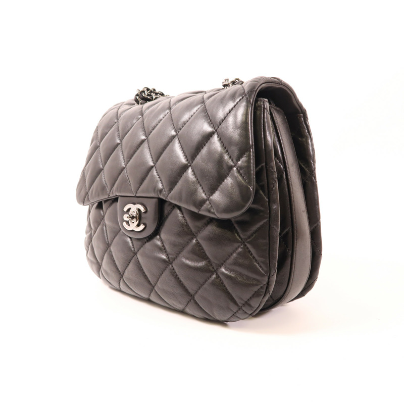 CHANEL 羊皮皮革Chain Shoulder鏈帶肩背袋-2