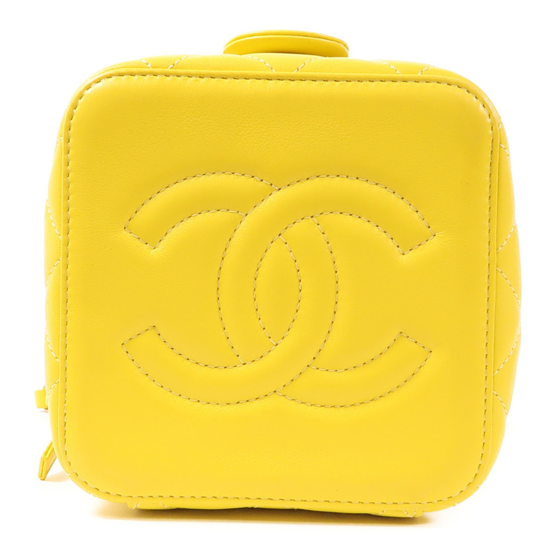 CHANEL 牛皮皮革Chain Shoulder Bag金扣鏈帶手挽肩背兩用袋-3