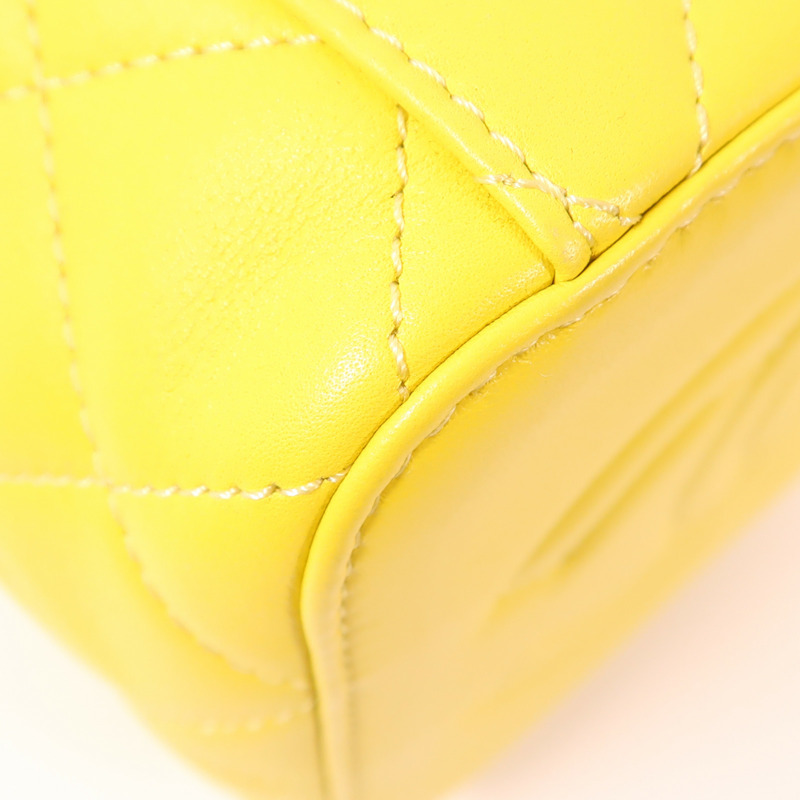 CHANEL 牛皮皮革Chain Shoulder Bag金扣鏈帶手挽肩背兩用袋-8