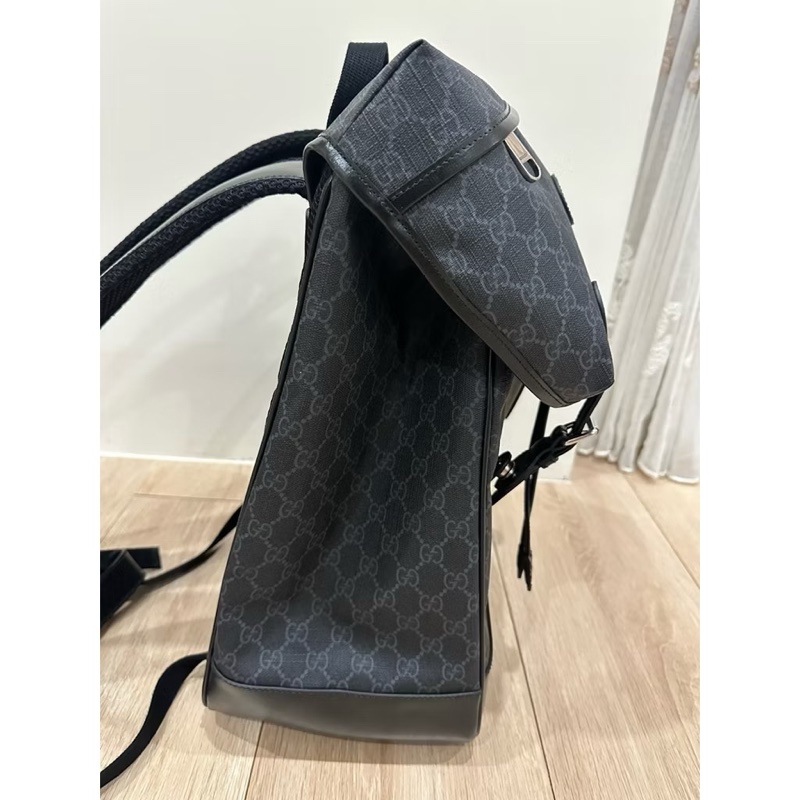 GUCCI雙肩後背包,全新品(僅在家裡試背)!-7