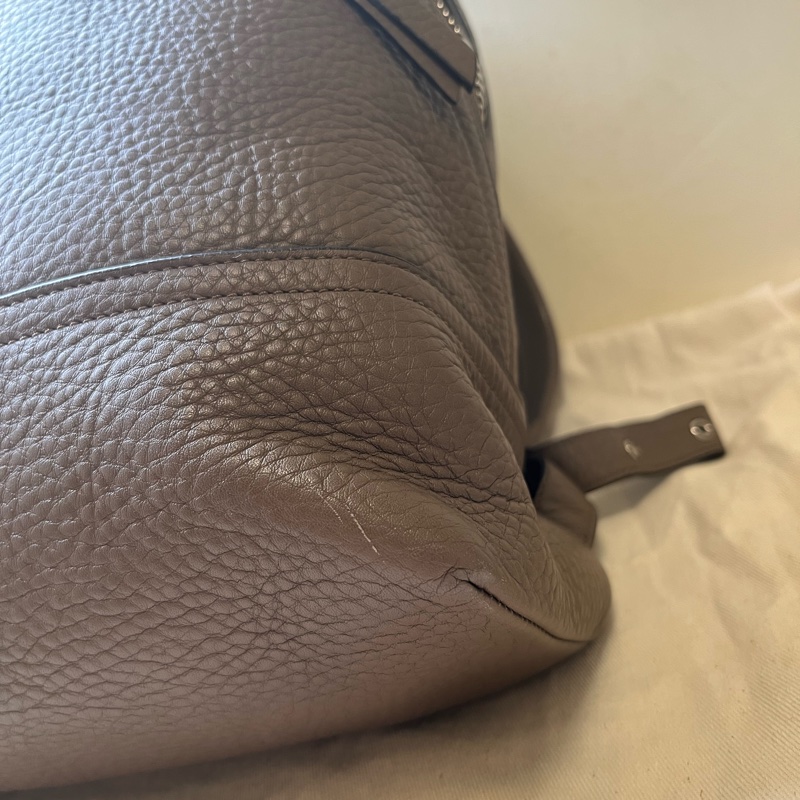 Mulberry Leather Zipped Backpack 皮包 拉鍊 背包 雙肩包-15