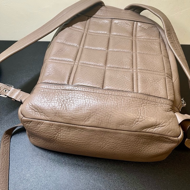 Mulberry Leather Zipped Backpack 皮包 拉鍊 背包 雙肩包-16