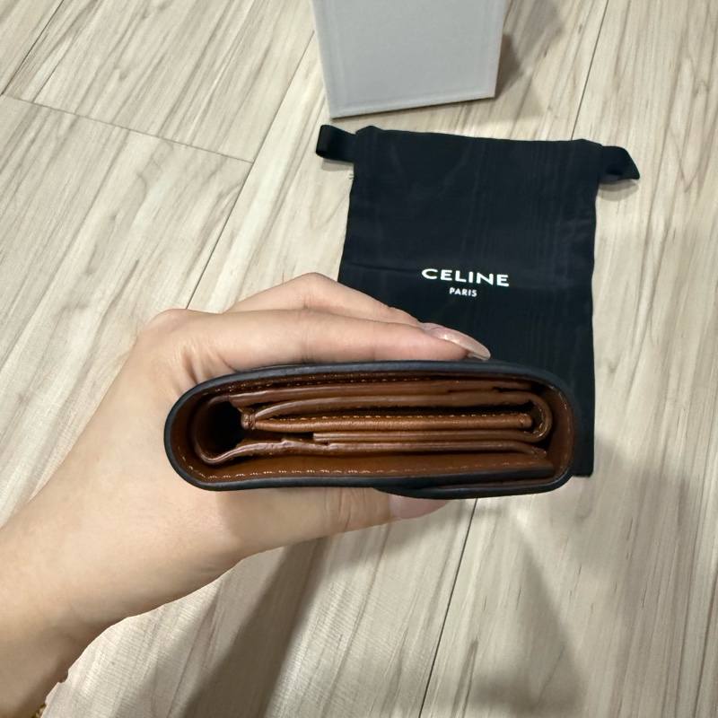 TRIOMPHE標誌印花小號翻蓋錢包-7