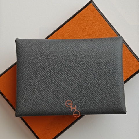 Hermes Calvi duo /Gris Meyer 0L/ Epsom (Brand New)