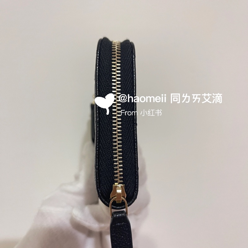 Chanel 25A 新款 對折雙開拉鍊 牛皮小皮夾 🔥-3
