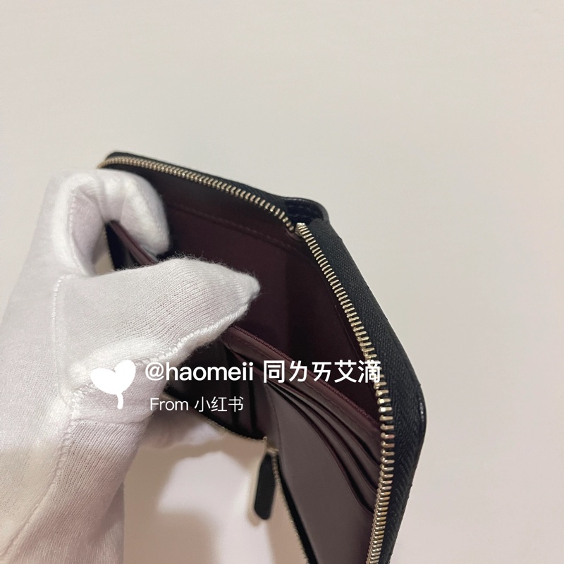 Chanel 25A 新款 對折雙開拉鍊 牛皮小皮夾 🔥-8