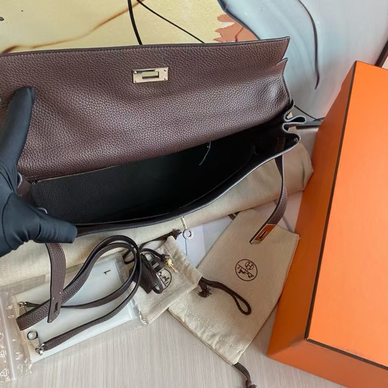 Hermes kelly 35 烏木色-5