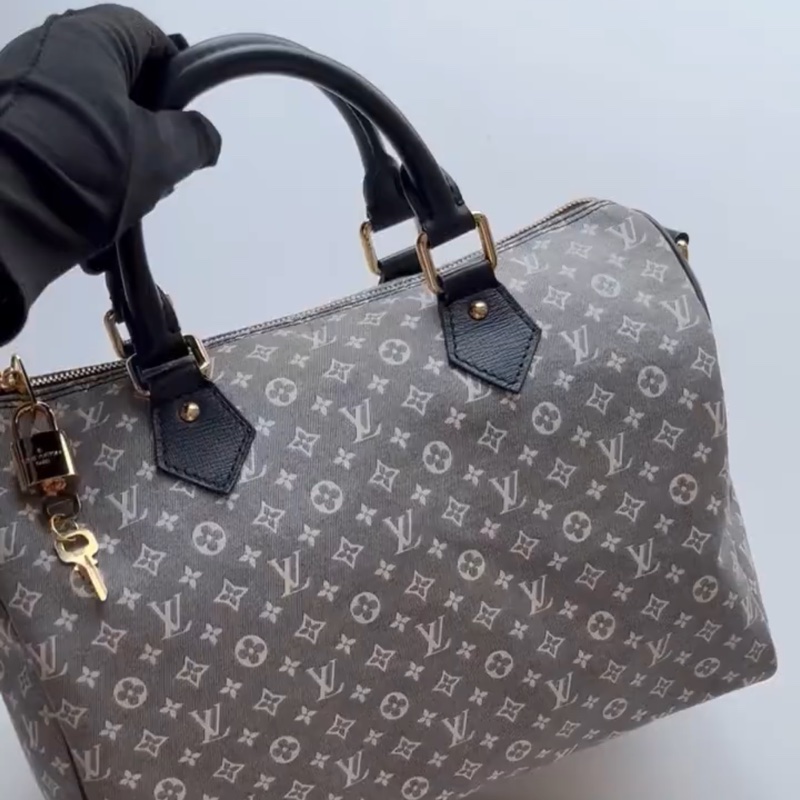 Louis Vuitton • Speedy 30 經典老花丹寧牛仔波士頓包-0