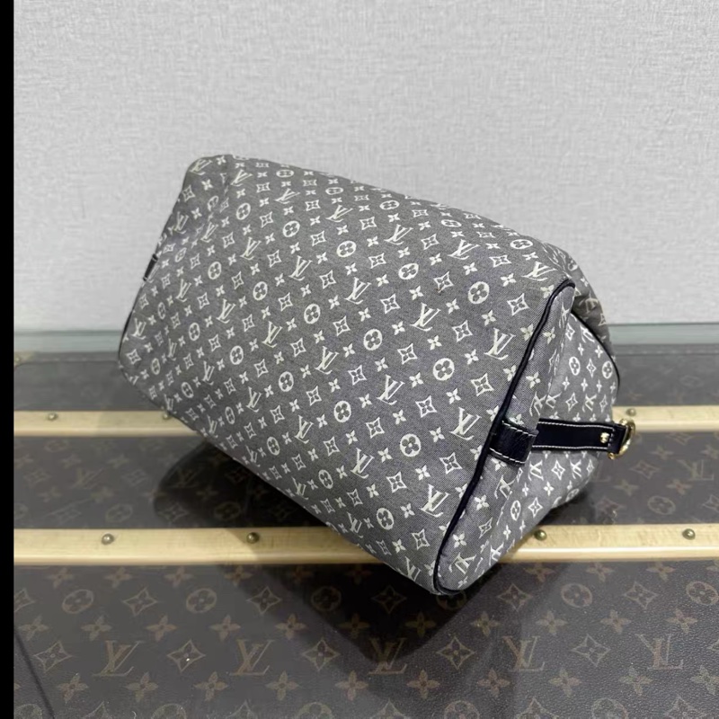 Louis Vuitton • Speedy 30 經典老花丹寧牛仔波士頓包-7