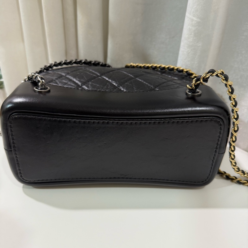 香奈兒流浪後背包（雙色鏈） 🖤CHANEL芯片款A94485-18