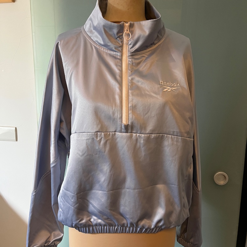 日本購入|限量 REEBOK RUNNING WOVEN JACKET 拼接・機能緞面風衣外套-0
