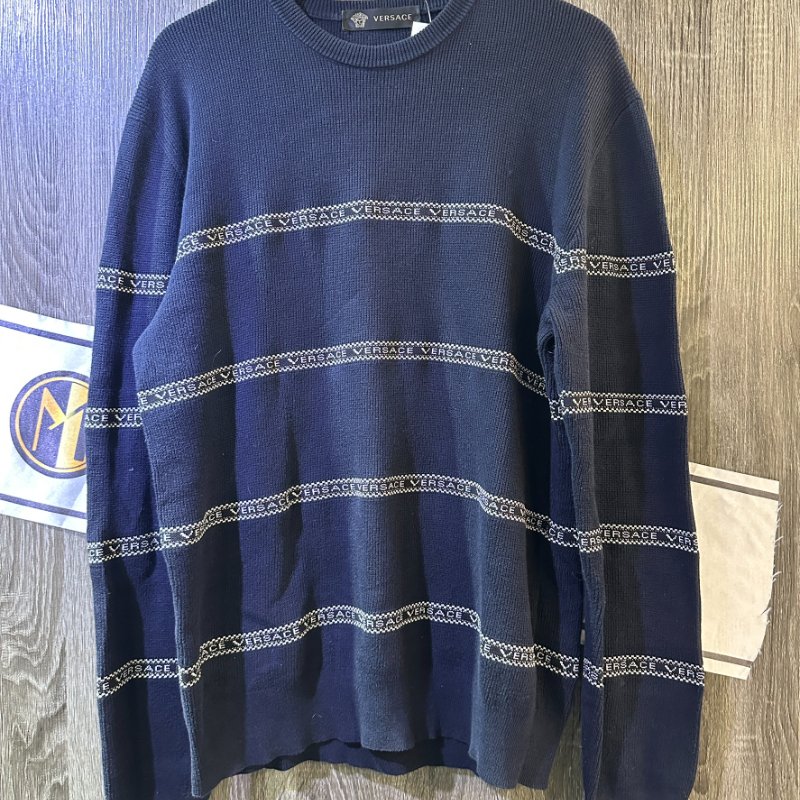 【美收精品】Versace深藍色毛衣 2-791-0