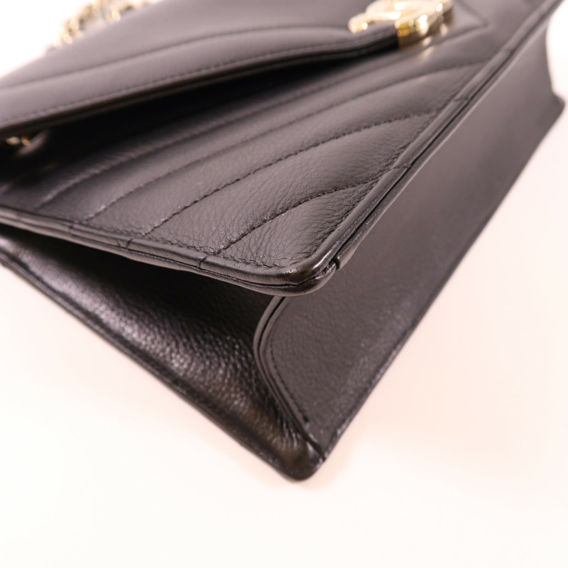 CHANEL 【激減優惠】牛皮皮革Shoulder Bag金扣鏈帶肩背袋-8
