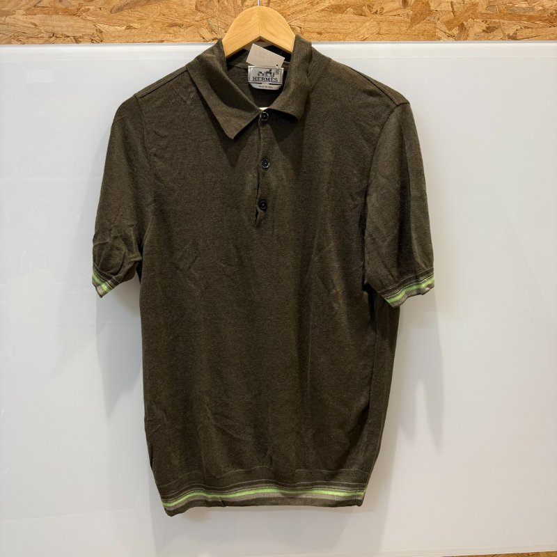 【美收精品】HERMES 墨綠色POLO衫 2-746-0