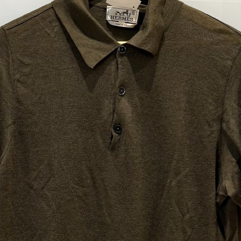 【美收精品】HERMES 墨綠色POLO衫 2-746-6