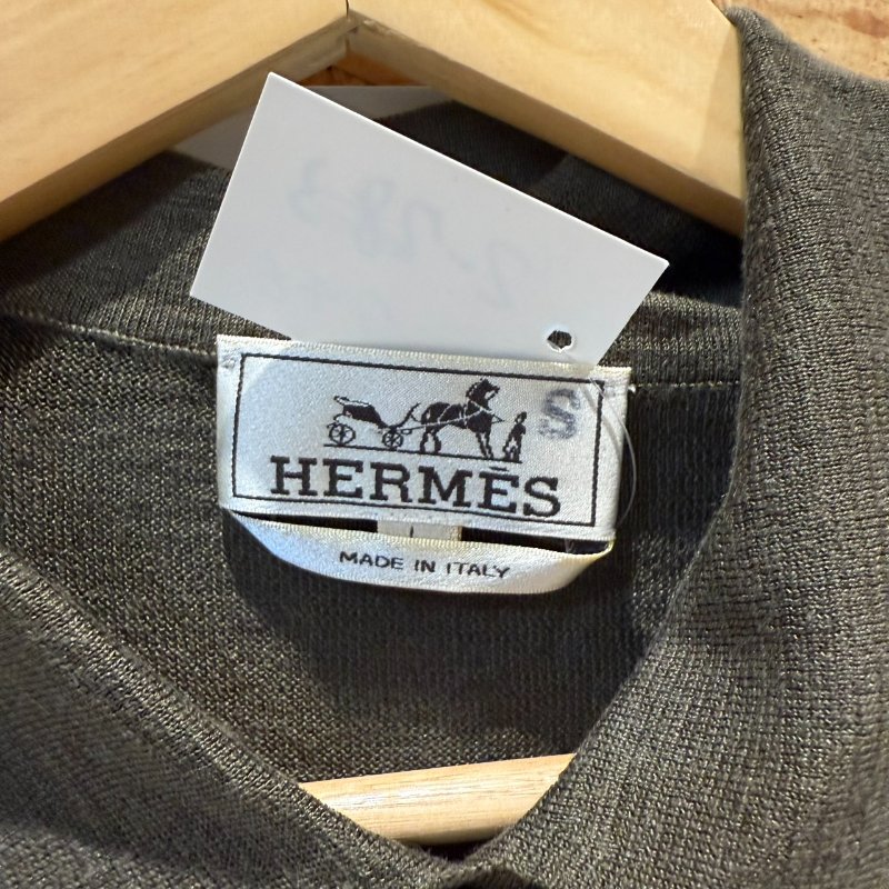 【美收精品】HERMES 墨綠色POLO衫 2-746-8