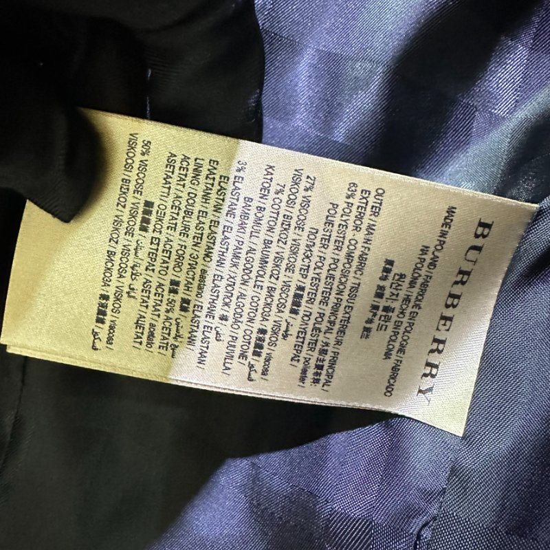 【美收精品】Buberry黑色西裝外套 2-864-8