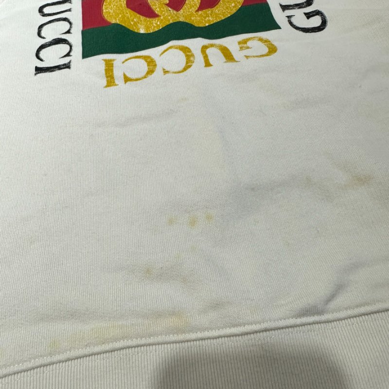 【美收精品】Gucci 白色長袖T恤 2-865-10