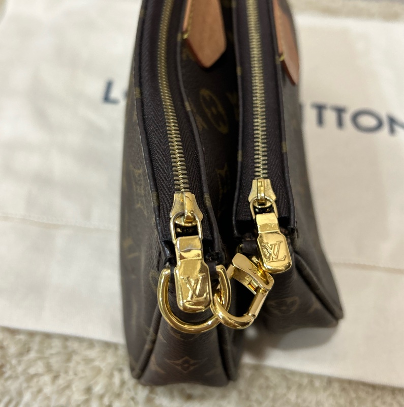 Louis Vuitton lv 深綠色背帶五合一麻將包-27