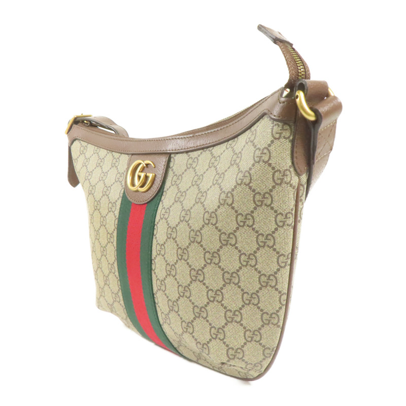 GUCCI 塗層帆布Ophida金扣肩背袋-2