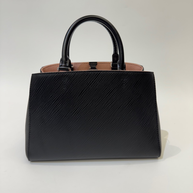 LV Marelle Tote BB 黑EPI銀釦二合一-1