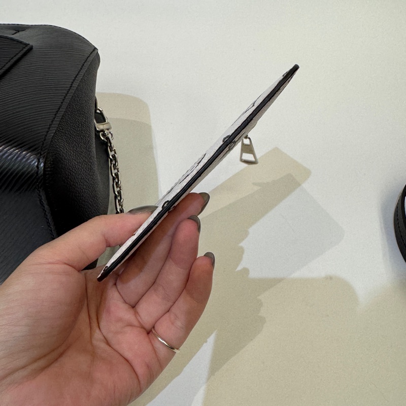 LV Marelle Tote BB 黑EPI銀釦二合一-13