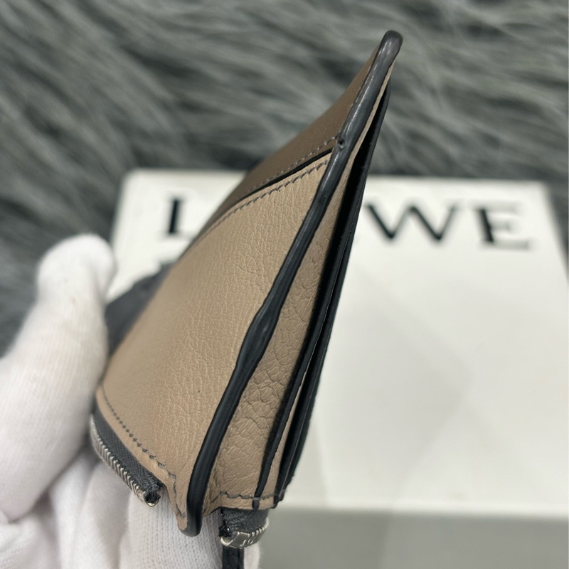LOEWE Puzzle coin cardholder 三色 撞色 拚色 全皮 信用卡 悠遊卡 證件套 名片夾 零錢袋 鑰匙圈-14