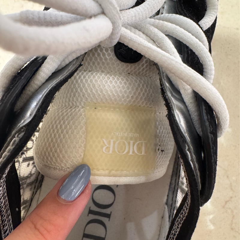 Dior黑/白dior圖騰運動鞋👟-12
