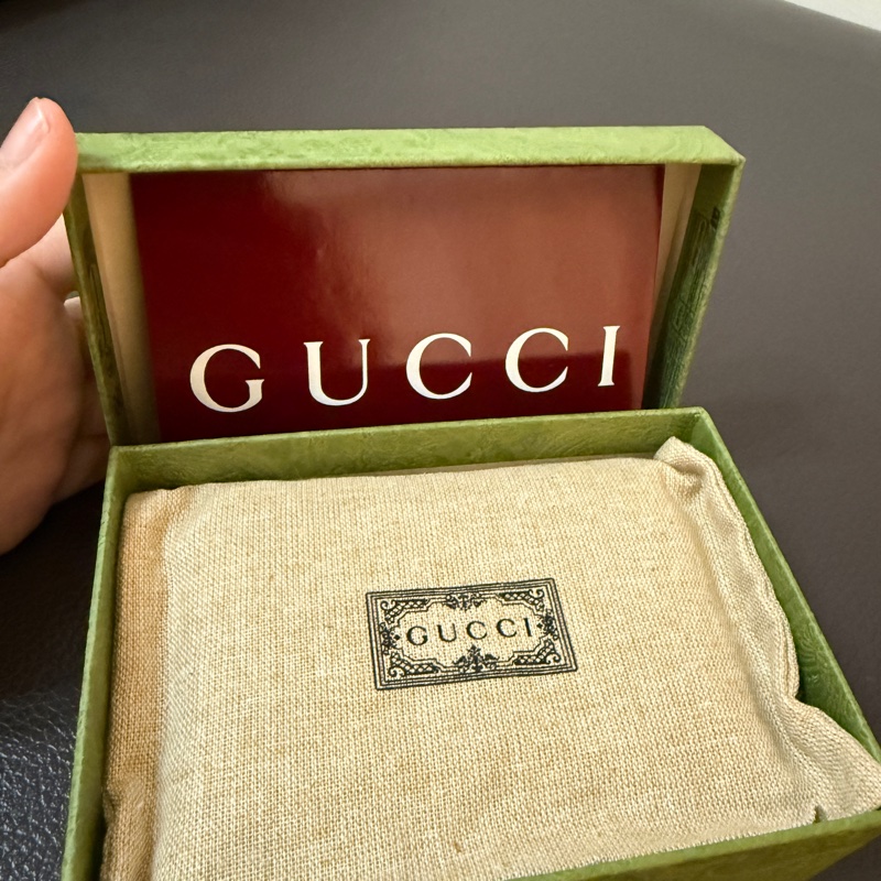 Gucci Marmont 短夾 牛皮 全配-19