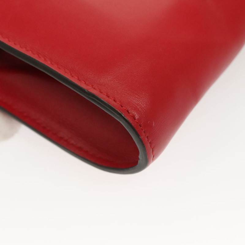 【日本直送】GUCCI 鏈條單肩包 皮革 紅金色 572375 正品 118122-16