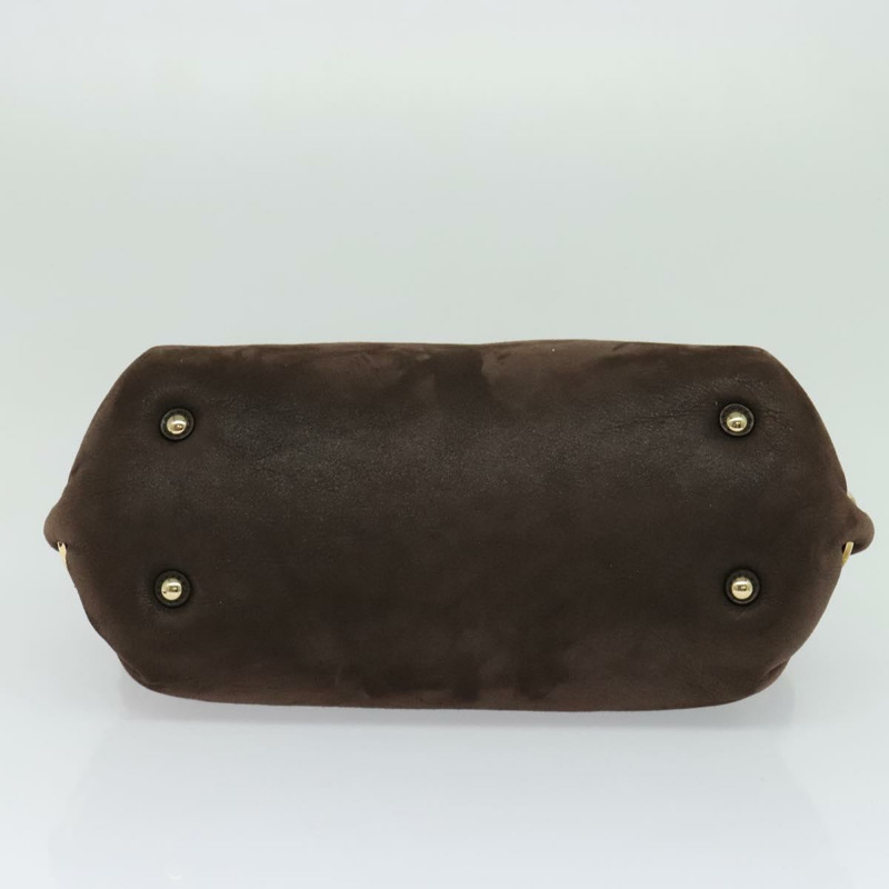 【日本直送】Salvatore Ferragamo Gancini 手袋 Mouton 兩用款 棕金色 正品 121725-4