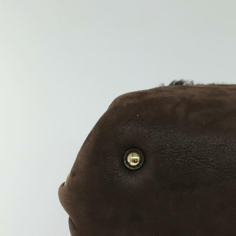【日本直送】Salvatore Ferragamo Gancini 手袋 Mouton 兩用款 棕金色 正品 121725-8