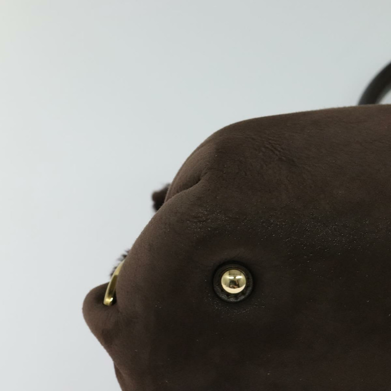 【日本直送】Salvatore Ferragamo Gancini 手袋 Mouton 兩用款 棕金色 正品 121725-14