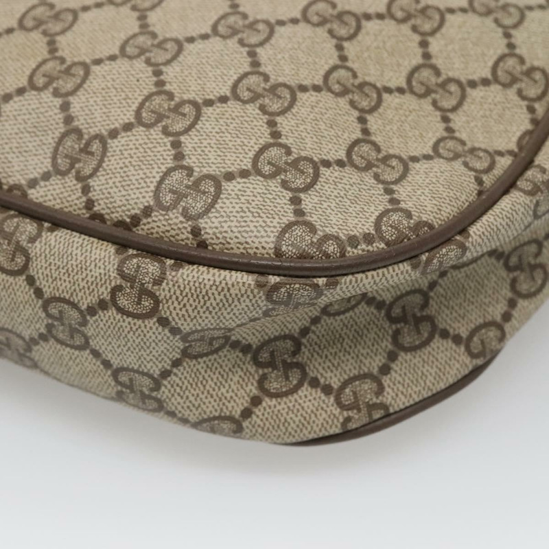 【日本直送】GUCCI GG Supreme 織帶雪莉線包 PVC 米金色 89 01 034 正品 yk18098-15