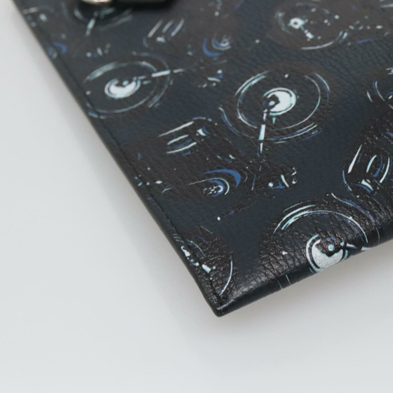 【日本直送】Salvatore Ferragamo 手拿包 皮革 黑銀色 正品 bs25187-15