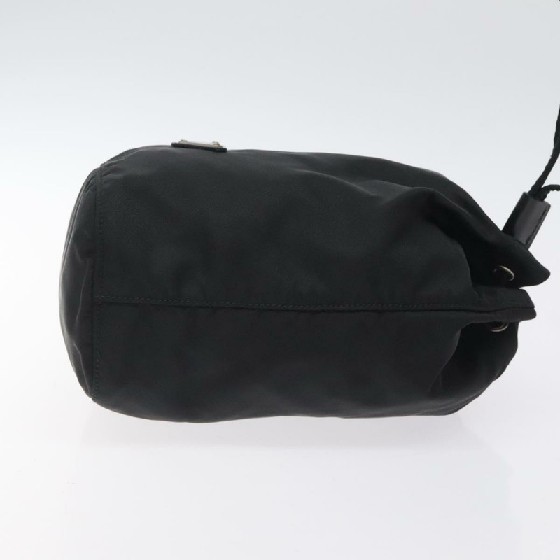 【日本直送】PRADA 尼龍手拿包 黑色銀色 正品 bs25181-2