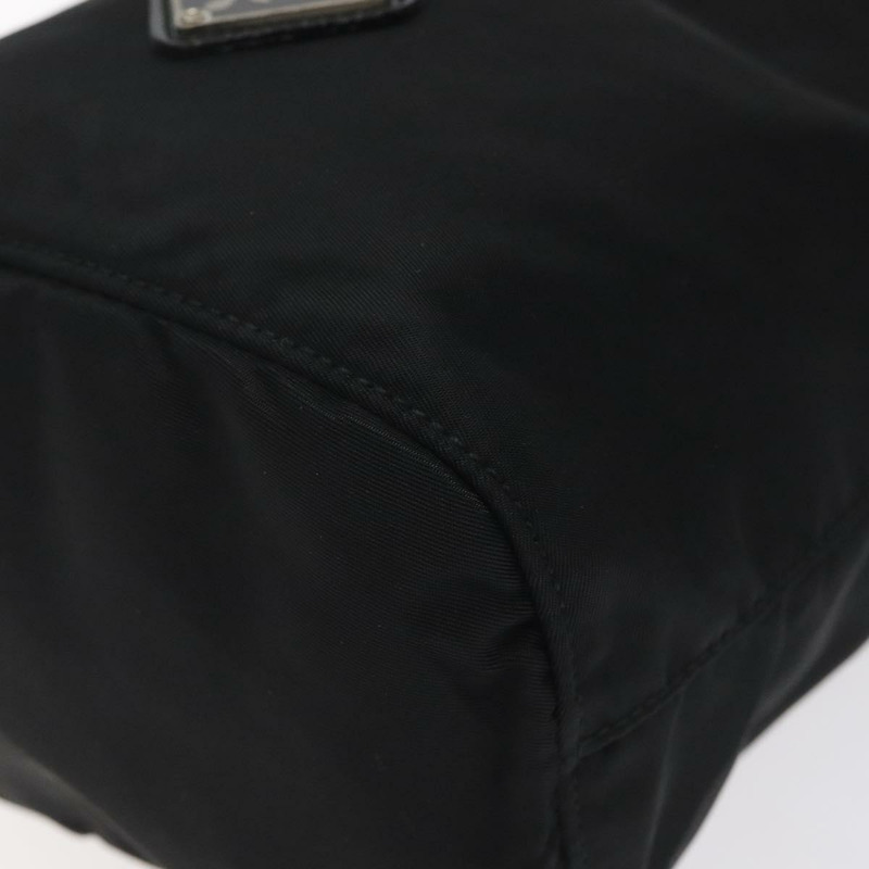 【日本直送】PRADA 尼龍手拿包 黑色銀色 正品 bs25181-6